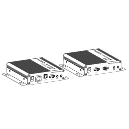 Amplificatore Extender HDMI 4K fino a 70m su Cavo Cat.6/6A/7