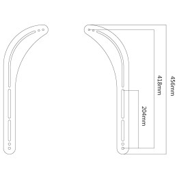 Supporto per Soundbar Sopra o Sotto TV 32-70"