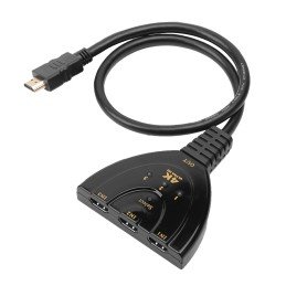 Switch HDMI™ 3x1 Pigtail 4K