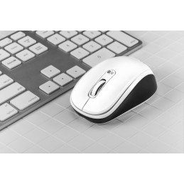 Mouse Dual-Mode Bluetooth e Wireless 2.4 GHz Bianco