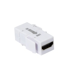 Accoppiatore Keystone HDMI con Ripetitore Bianco