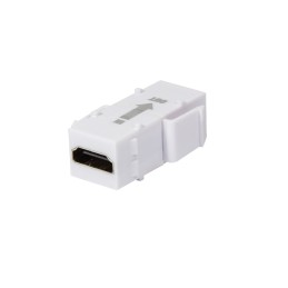 Accoppiatore Keystone HDMI con Ripetitore Bianco