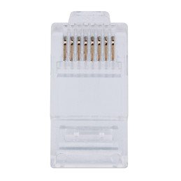 Confezione 100 Plug modulari RJ45 Cat5e FastCrimp