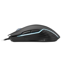 Mouse Gaming 6400 Dpi GM-5003 AZARAH RGB Nero