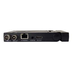 Decoder Ricevitore Digitale Terrestre DVB-T/T2 H.265 HEVC 10bit USB HDMI Scart 180° e Telecomando Universale 2 in 1