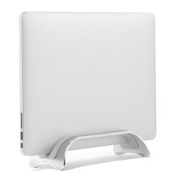 Supporto Notebook Verticale per MacBook 11"-15" in Alluminio con 3 inserti di regolazione intercambiabili