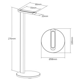 Stand in Alluminio per Cuffie