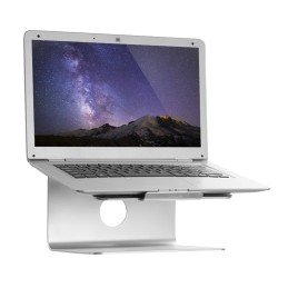 Supporto per Notebook in Alluminio Base Girevole