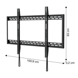 Staffa a Muro Slim Fissa TV LED LCD 60-100"