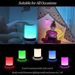 Lampada USB Smart Touch 5 Colori Selezionabili Regolazione Intensità