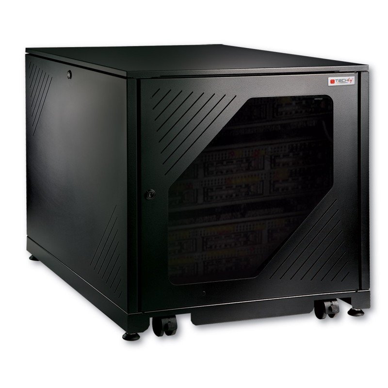 Armadio Rack 19" 600x1000 12 Unità Nero da sotto-scrivania da assemblare Armadio Rack 19" 600x1000 12 Unità Nero da sotto-scrivania da assemblare