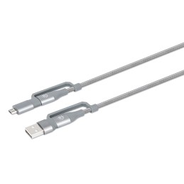 Cavo USB di Ricarica 4-in-1 USB-A, Micro-USB e due USB-C™ 1m