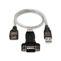 Convertitore Adattatore da USB a Seriale con cavo staccabile