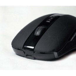 Mouse Ottico Wireless 2.4GHz 1600dpi Retroilluminato