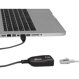 Extender USB Cat.5E Cat.6 fino a 50m con PoE