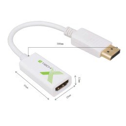 Adattatore DisplayPort a HDMI Passivo Bianco