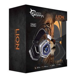 Cuffie Gaming USB con Microfono Lion Silver