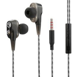 Auricolari Stereo In Ear Duett con Microfono e Telecomando Nero