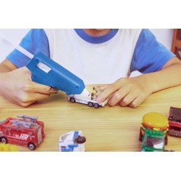 Mini pistola per Colla a Caldo, 10W, blu