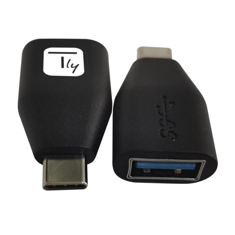Adattatore Convertitore USB-C™ Maschio a USB-A Femmina Nero