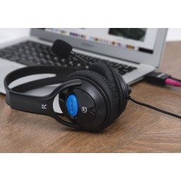 Cuffie Stereo con Microfono Regolabile