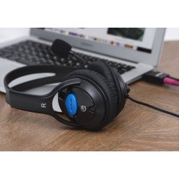 Cuffie Stereo con Microfono Regolabile