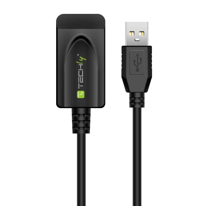 Cavo Prolunga Attivo USB Hi Speed 5m Nero