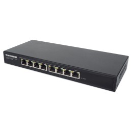 Switch PoE+ Gigabit Ethernet a 8 porte con passthrough PoE