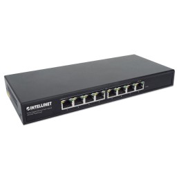 Switch PoE+ Gigabit Ethernet a 8 porte con passthrough PoE