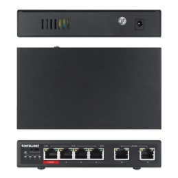 Fast Ethernet Switch a 6 porte con 4 porte PoE (1 x High-Power PoE)