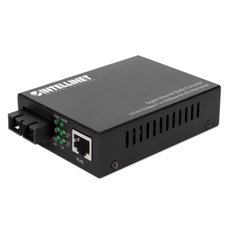 Gigabit Ethernet Media Converter Fibra SC Multimodale