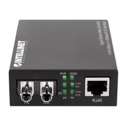 Media Converter Gigabit Ethernet Fibra ST Multimodale