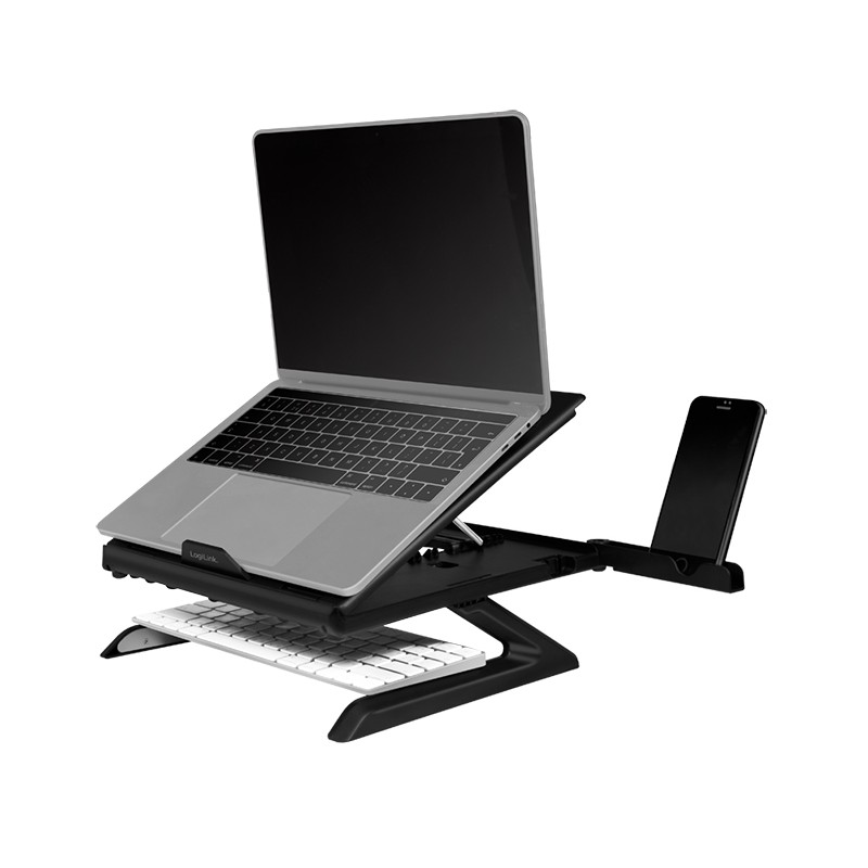 Supporto per Notebook e Tablet 10-15.6" Ergonomico Nero