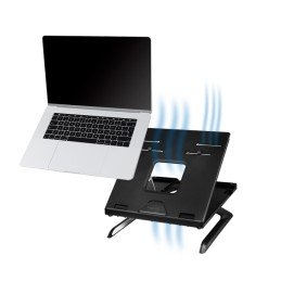 Supporto per Notebook e Tablet 10-15.6" Ergonomico Nero