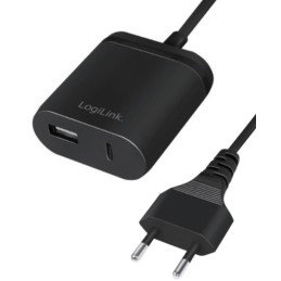 Caricatore USB con porta USB tipo A e USB-C™ cavo 1,5m 12W