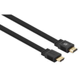 Cavo HDMI High Speed With Ethernet Piatto 0.5m nero