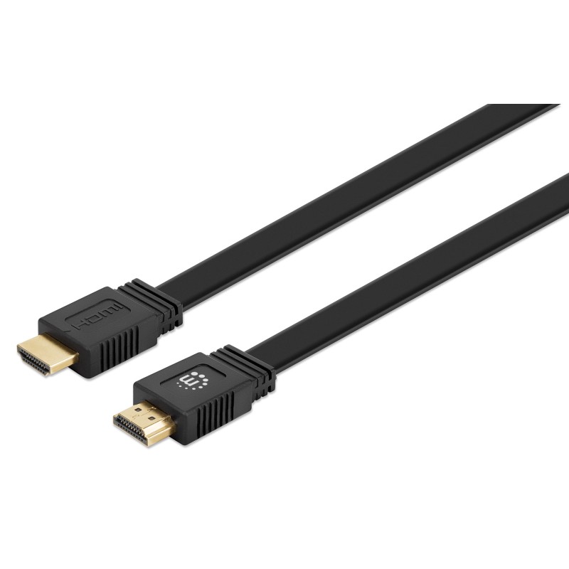 Cavo HDMI High Speed With Ethernet Piatto 1m nero