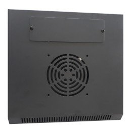 Armadio Rack 10" a Muro 6 Unità Pannelli Asportabili Nero