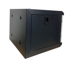 Armadio Rack 10" a Muro 4 Unità Pannelli Asportabili Nero