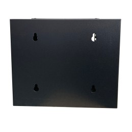 Armadio Rack 10" a Muro 4 Unità Pannelli Asportabili Nero