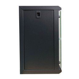 Armadio Rack 10" a Muro 9 Unità Pannelli Asportabili Nero