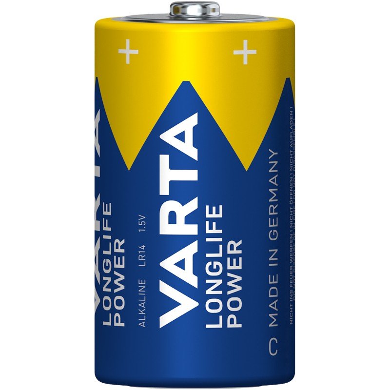 Blister 2 Batterie 1.5V Longlife Power Alcalina C Mezza Torcia Blister 2 Batterie 1.5V Longlife Power Alcalina C Mezza Torcia