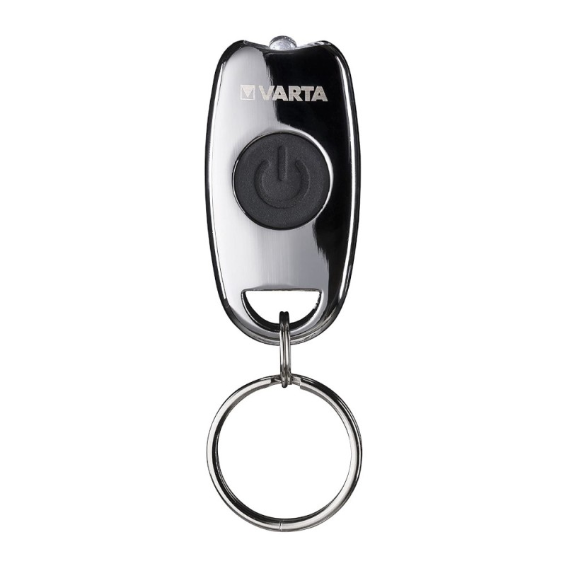 Torcia Portachiavi LED Tascabile a Batteria Metal Key Chain Light