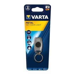 Torcia Portachiavi LED Tascabile a Batteria Metal Key Chain Light