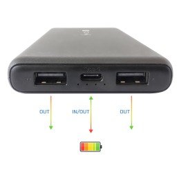 Power Bank Caricatore da 10000 mAh 2x USB 1x USB-C™ con Cavo USB-C™