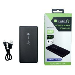 Power Bank Caricatore da 10000 mAh 2x USB 1x USB-C™ con Cavo USB-C™