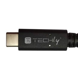 Cavo USB-C™ M/M USB 4.0 8K 40Gbps 100W PD Thunderbolt4 0,8m Nero