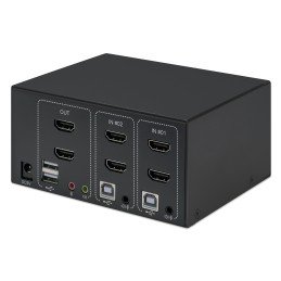 Switch KVM HDMI 2 porte Doppio monitor