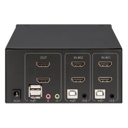 Switch KVM HDMI 2 porte Doppio monitor