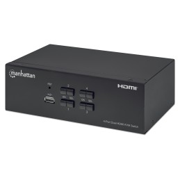 Switch KVM HDMI 4 porte Doppio monitor